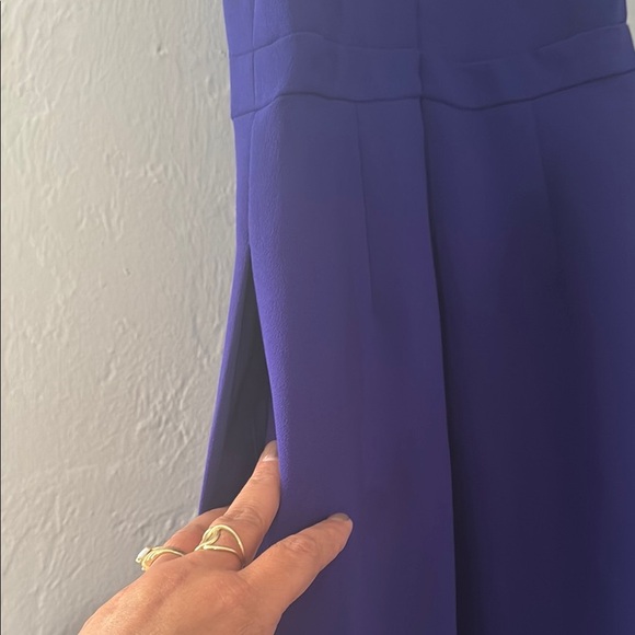 J. Crew Blue Sheath Halter Cocktail Dress 102 - Picture 7 of 13